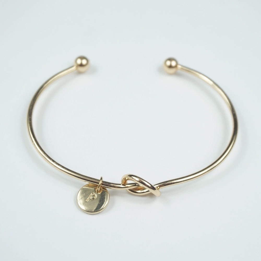 Tie The Knot Gold P Women Bridesmaid Gift Bracelet